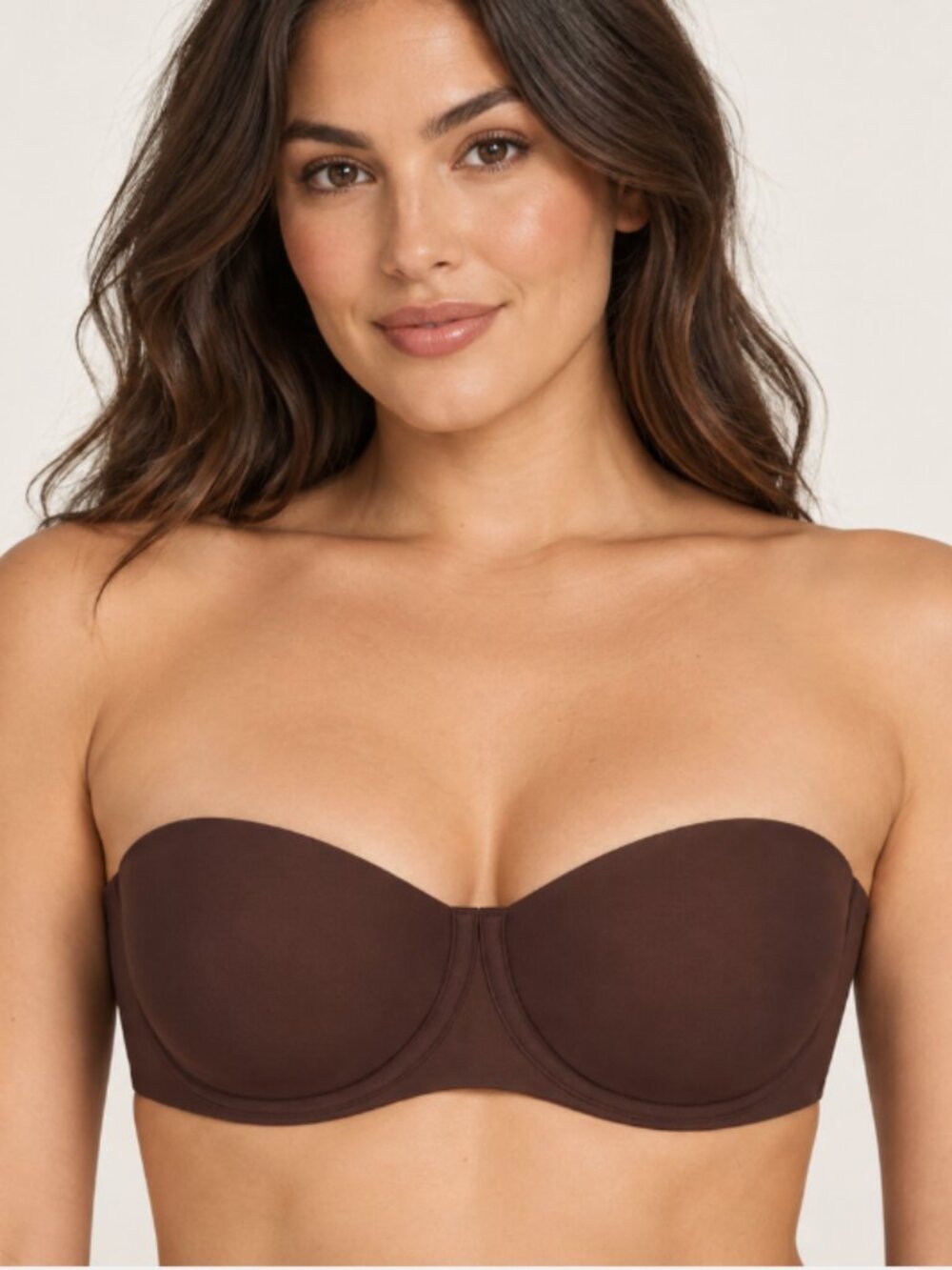 NEW SKIMS Fits Everybody Strapless Bra Cocoa 38DDD 38F  NWT